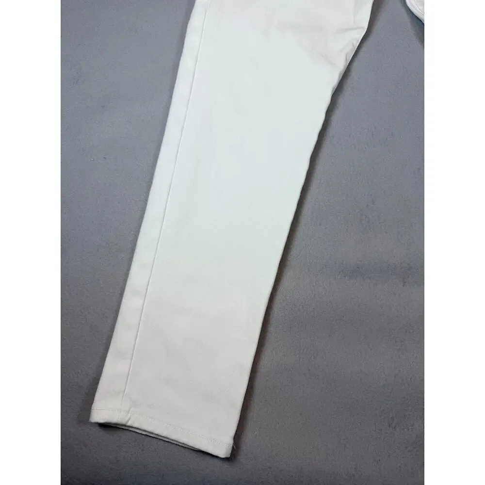 Lauren Ralph Lauren Straight Leg Jeans White Women's Size 6 Classic Denim